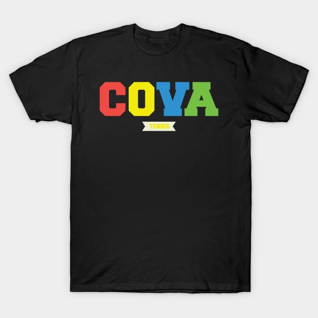 CoVA Tennis Brand Design T-Shirt by CoVA Tennis